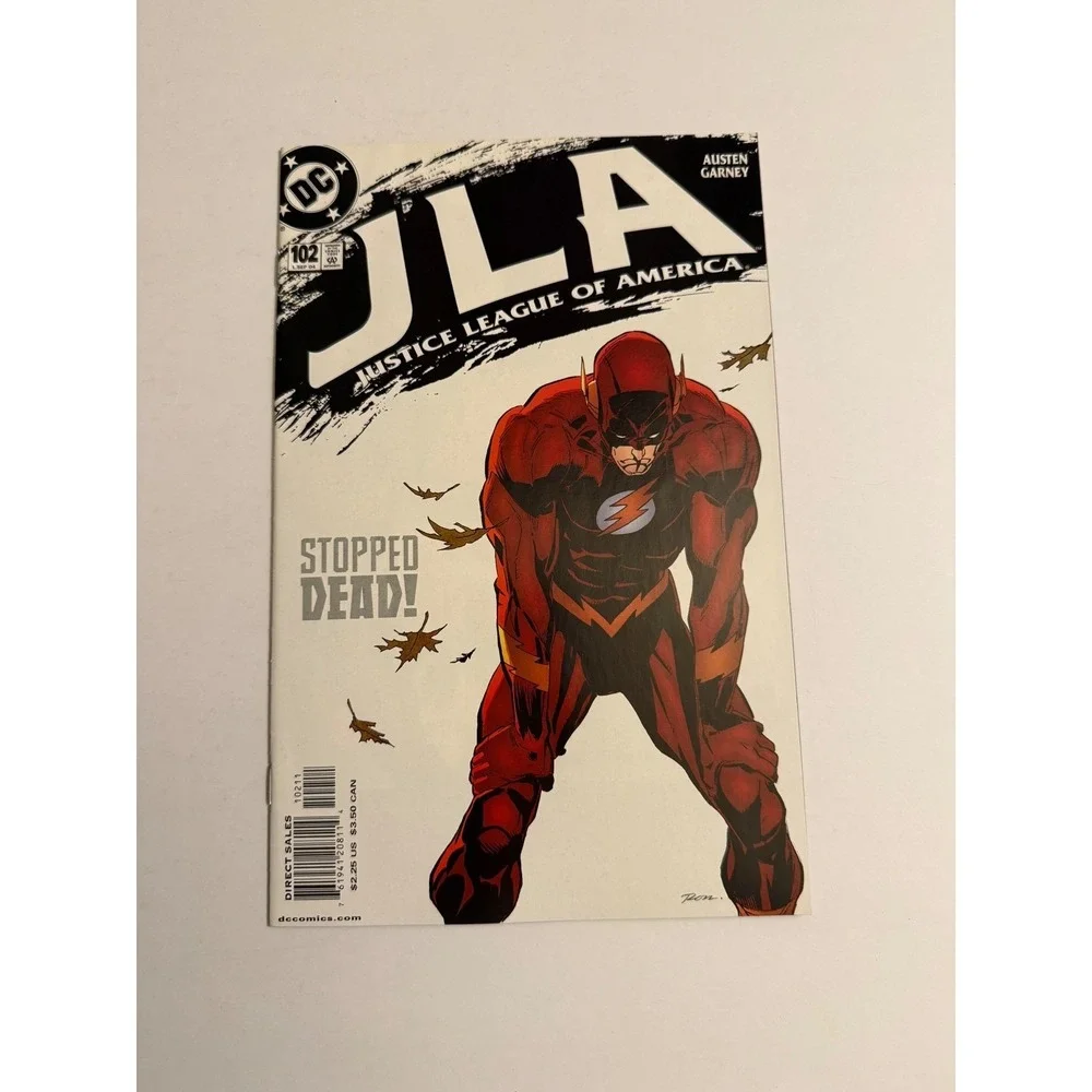 JLA Justice League of America 102 Comic Book‎ The Flash Stopped Dead
